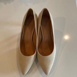 J.Crew  Factory Nude Suede Heels